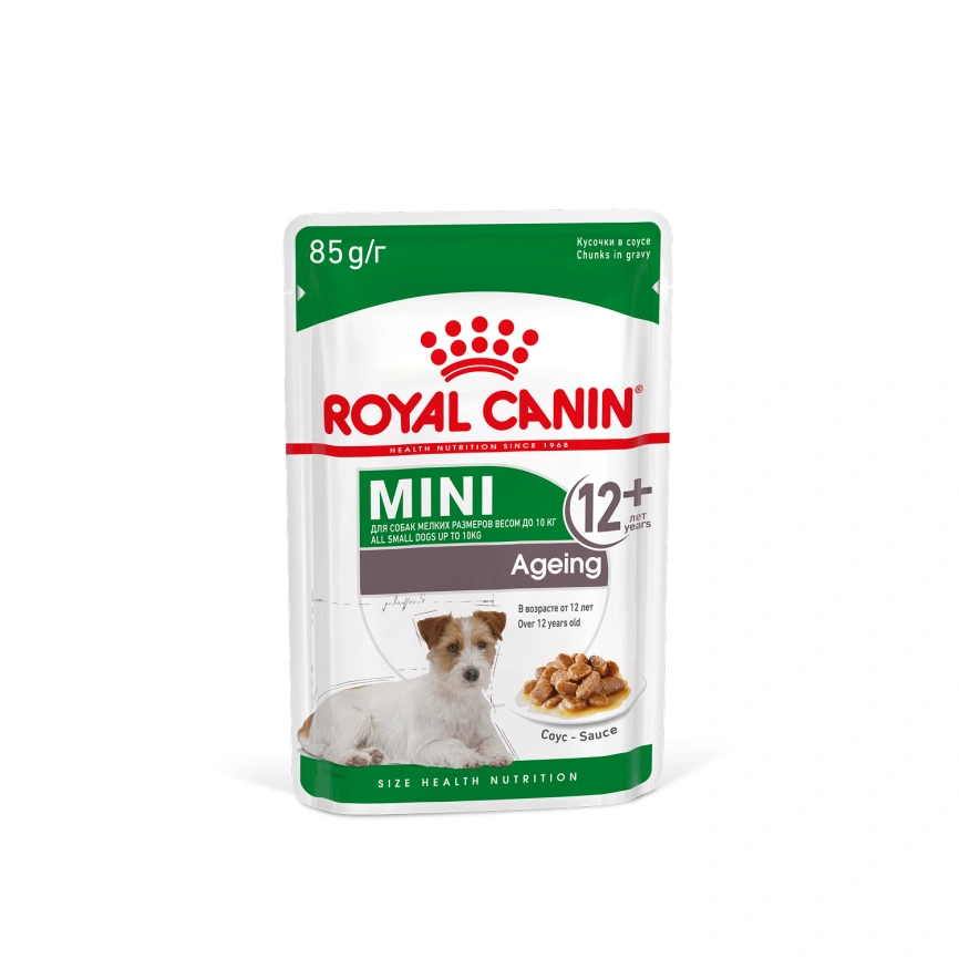 Влажный корм Royal Canin Mini Ageing 12+ в соусе для стареющих собак мелких пород старше 12 лет, пауч, 85 г фото 11