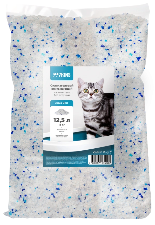 Наполнитель Napkins силикагелевый впитывающий, без отдушки, 12.5 л фото 2