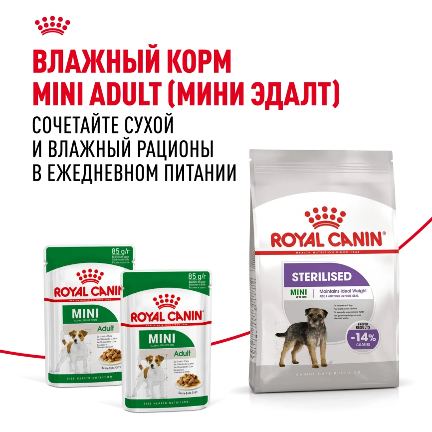 Сухой корм Royal Canin Mini Sterilised для стерилизованных собак, 3 кг фото 8