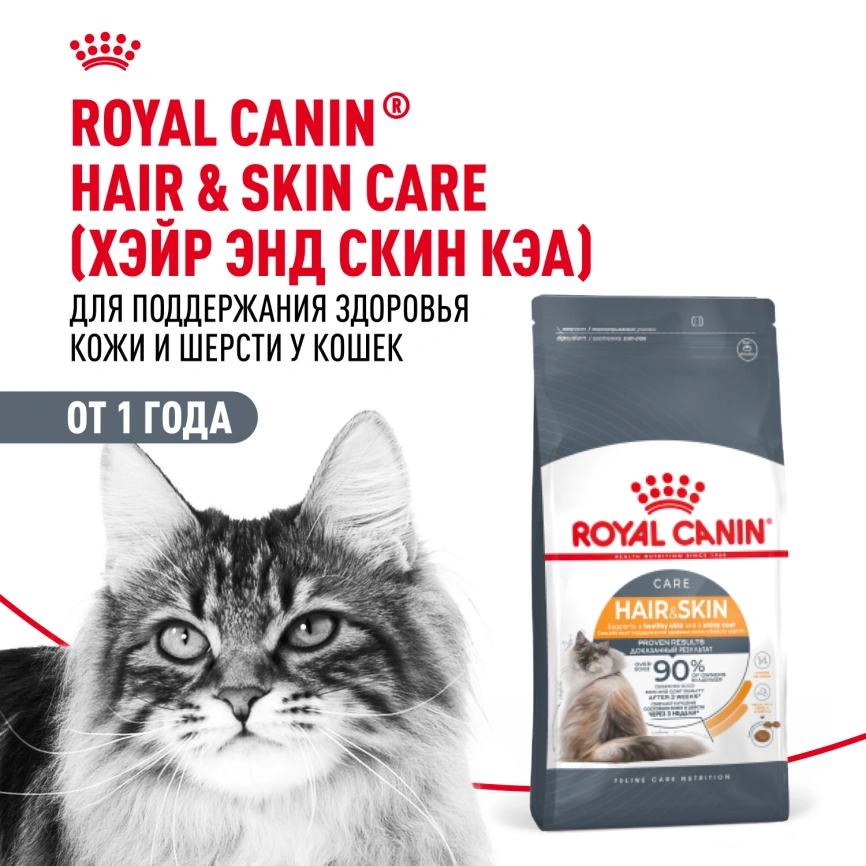 Сухой корм Royal Canin Hair & Skin Care для кошек, 2 кг фото 13